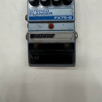 DOD Digitech FX75B Stereo Flanger Analog Vintage Guitar Effect Pedal *READ* image 1