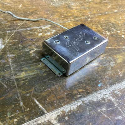 Fender Telecaster bass wide range humbucker pickup early 70’s Chrome original vintage USA Tele image 17