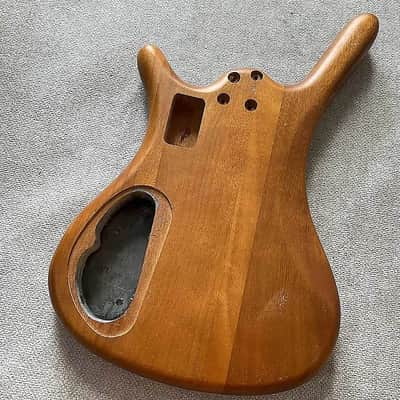 Solid Mahogany Wood 5/6 String Electric Bass Body DIY Project image 13