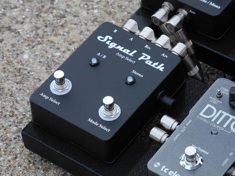 A/B Amp Select Pedal for use with TC Ditto, BOSS, or similar Recording Looper image 1