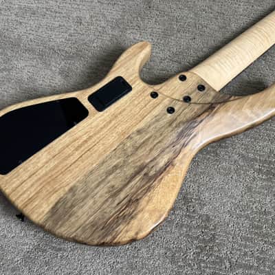 Miguel Di Carlo Orfeo Custom Faso Model 5-String Bass (2026) Spalted Maple w/strap and gig bag - VIDEO! image 3