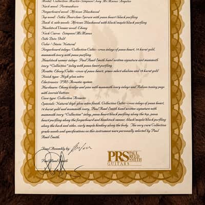 PRS 2011 Paul Reed Smith Collection Tony McManus Martin Simpson Private Stock 2011 image 2