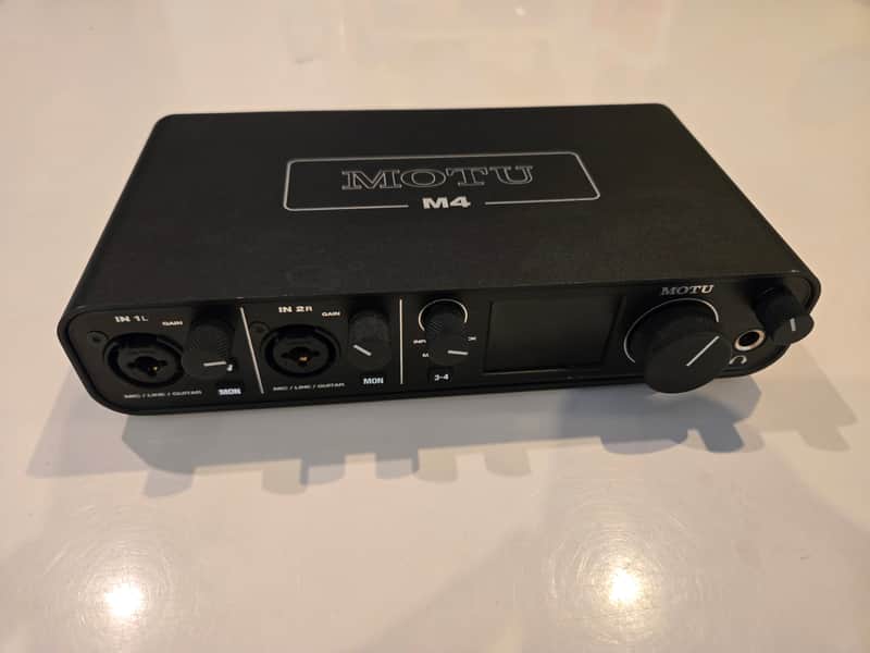 MOTU M4 USB-C Audio Interface 2019 - Present - Black image 1