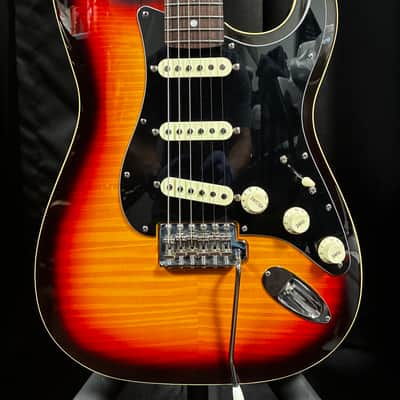 Fender Limited Edition Aerodyne Classic Stratocaster with Flame Maple Top 2019 - 3-Color Sunburst image 1