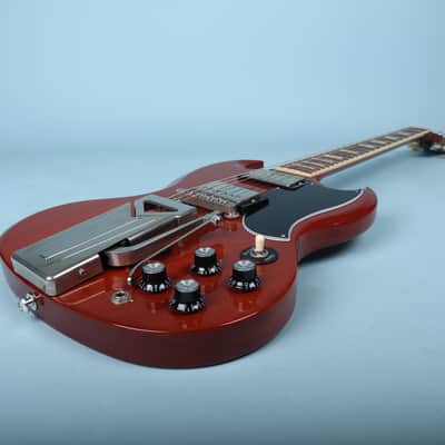 2020 Gibson SG Standard '61 Sideways Vibrola Vintage Cherry image 12