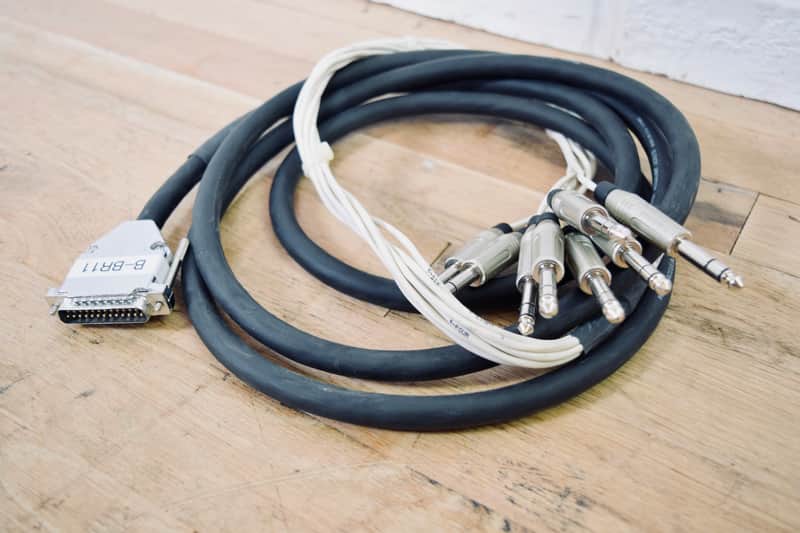 Pro Co Acculink ACN8 snake cable 10' DB25 male to TRS male 8 channel mint image 1