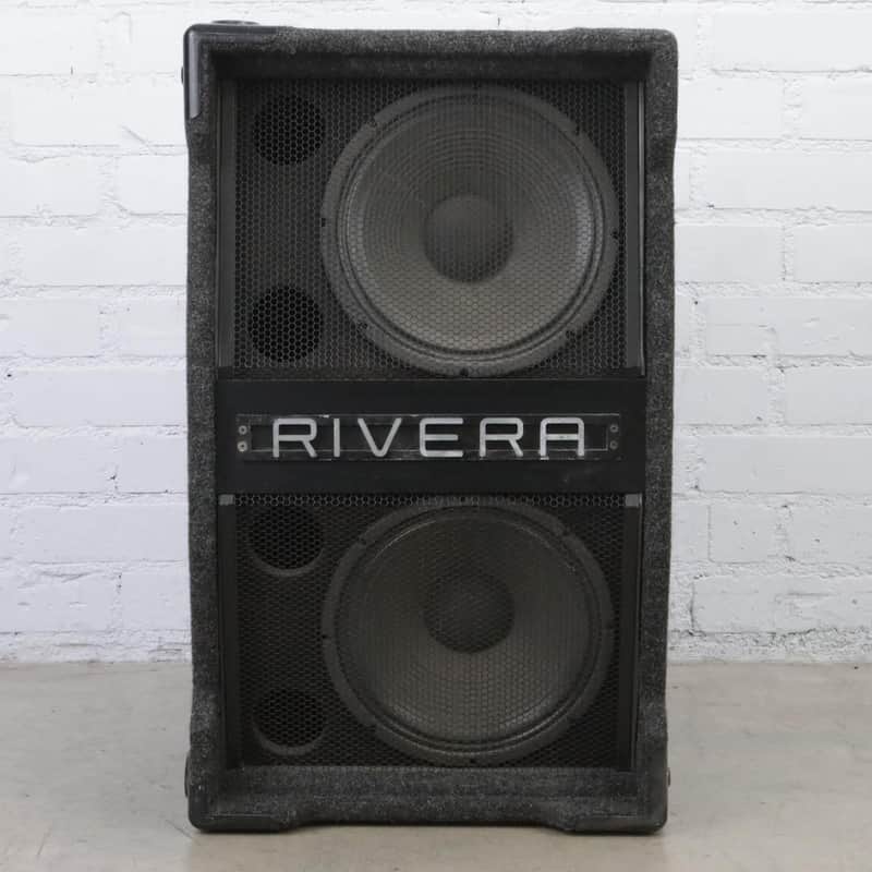 Rivera 212 Ported 2x12 Vertical Speaker Cabinet Owned by Robbie Robertson #48185 image 1