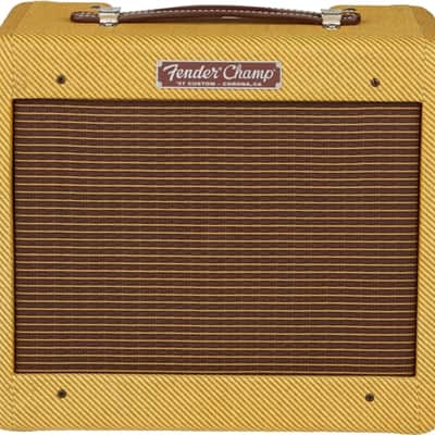 Fender '57 Custom Champ Hand-Wired Electric Guitar Tube Combo Amplifier, 5W, Tweed image 6