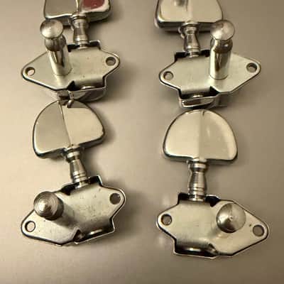 Takamine 3+3 tuners for Acoustic guitar [New old stock] 1970s - Chrome image 2