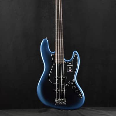 Mint Fender American Professional II Jazz Bass Fretless Dark Night Rosewood Fingerboard image 2