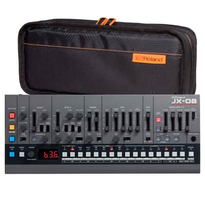 Roland Boutique JX-08 Synthesizer Module, Roland CB-BRB1 Bag Bundle