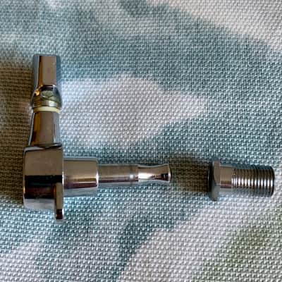 1 Squier Logo Guitar Tuner / Machine Head (2009) Vintage Style 45 degree Mounting Tab image 7