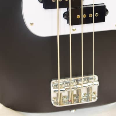 2025 Squier Debut Collection Precision Bass 4-String Electric Bass Guitar, Indian Laurel Fingerboard, Matte Black image 4