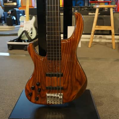 Kinal MK-5 Fretless Left Handed Bass 2000s Natural Cocobolo image 4