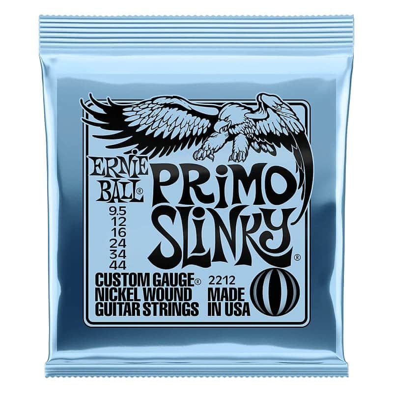 Ernie Ball Primo Slinky Electric Guitar Strings 9.5-44 Nickel Wound image 1