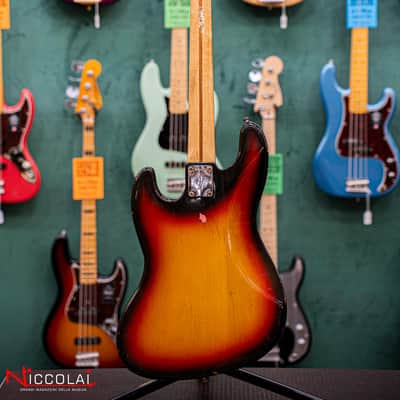 Fender Jazz Bass 3-color Sunburst 1972 Original image 16