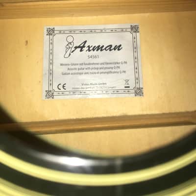 Guitarra acústica  Axman  54561 - 2010 - BK image 2