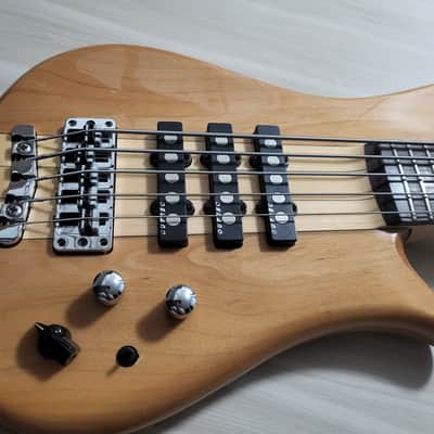 Warwick RockBass Streamer NT 5 String Electric Bass Guitar Natural image 3