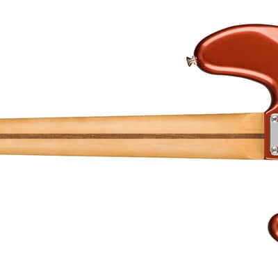 Fender Player Plus Jazz Bass with Maple Fretboard 2021 - Present - Aged Candy Apple Red image 2