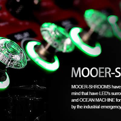 Mooer Shrooms Footswitch Pedal Stompbox Plastic Toppers 12-Pack Clear for Line 6 Helix etc image 8