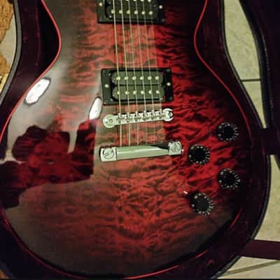 Gibson LP Custom Black Widow  2009 Red image 1