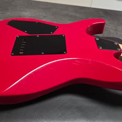 ESP THE JUNIOR Ferrari Red Jackson lawsuit headstock Japanese Super Strat MIJ JAPAN image 23