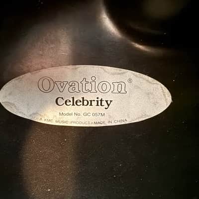 Ovation Celebrity GC-057M (Mid-Depth) 2010 - Black image 9