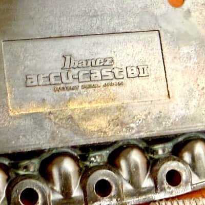 1980's Ibanez Accu-Cast BII Bass Guitar Bridge from RB-850 Roadstar II Black image 6