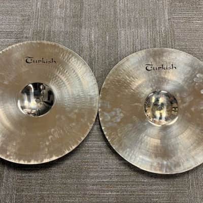 Zel Zen Meta Brilliant 14" Hi Hat Hand Made Cymbals From Turkey, Very Good Condition image 8