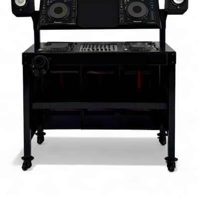 Apache Workbench DJ Booth W/ Speaker Kit and CDJ Rack image 11