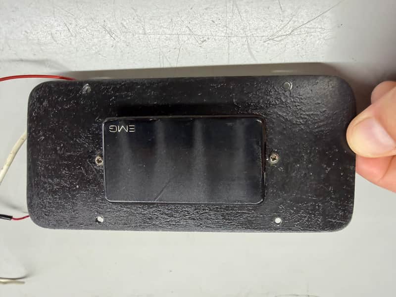 EMG H-B Active Humbucker Sized Single Coil 2010s - Black image 1