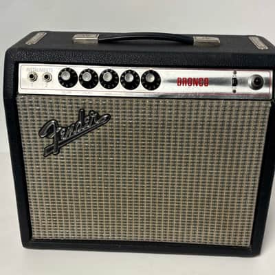 Fender Bronco Guitar Combo Amplifier / Amp 1973 - All original - Silverface - VERY RARE! image 1
