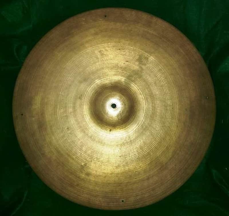 A. Zildjian 20" Transition Stamp Ride Cymbal 1946 - 1953 image 1