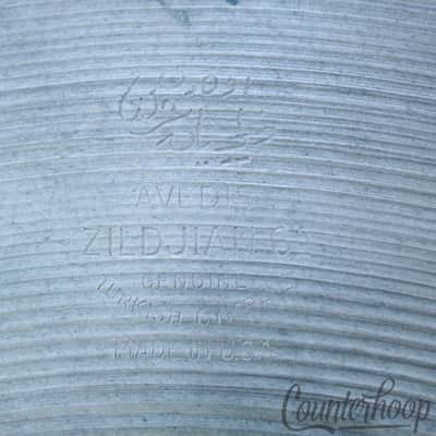 *Zildjian 16"50s A"Thin Crash"Cymbal 964g Vintage B20 Bronze Avedis USA*Lathing* image 3