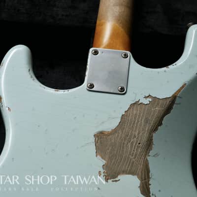 Fender Custom Shop John Cruz 1959 Hardtail Stratocaster Heavy Relic-Sonic Blue image 17