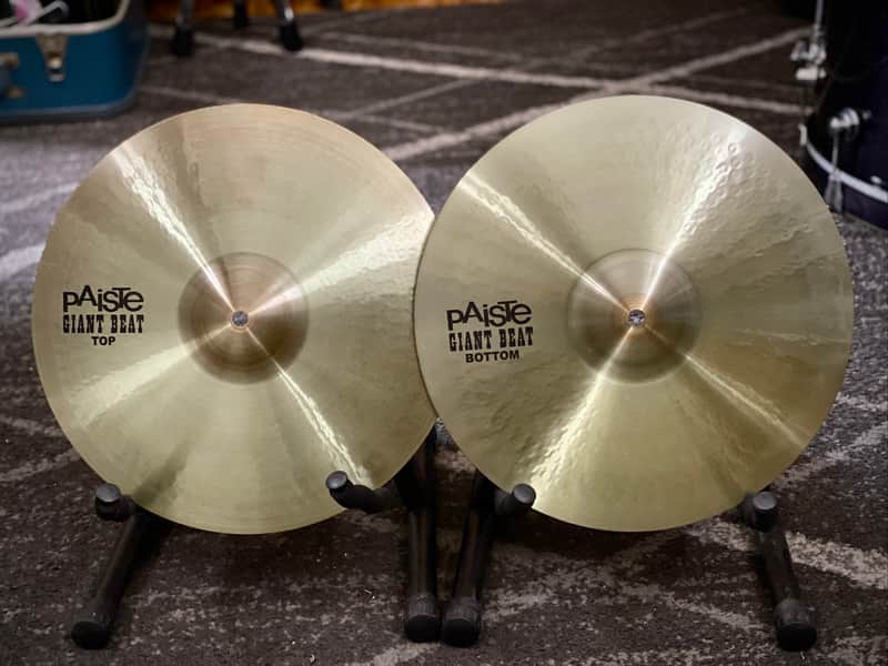 Paiste 14" Giant Beat Hi-Hat Cymbals (Pair) 2005 - Present - Traditional image 1