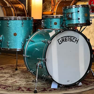 Gretsch New Classic Limited Reserve Drum Set - Turquoise Sparkle image 1