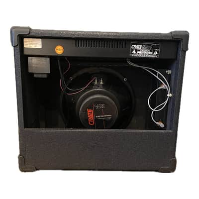 Crate GX-80 | 2-Channel, 80-Watt, 1x12" Solid State Guitar Combo, mid-90s - Black image 4