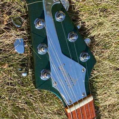 Video! 2002 Gibson '58 Flying V Mahogany Satin Metallic Blue (Aged Green) image 3