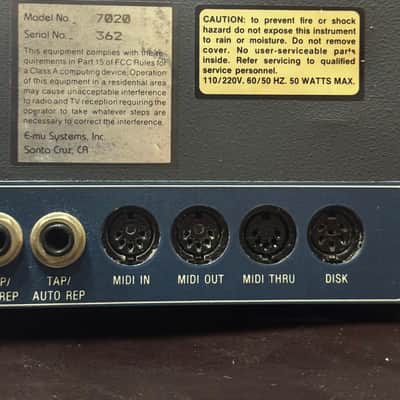 E-MU Systems SP-12 8-Voice Drum Sampler 1985 - 1987 - Blue image 10