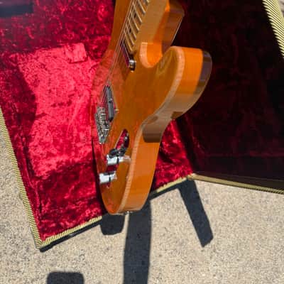 2012 - Fender Select Carved top Telecaster (Amber) image 12