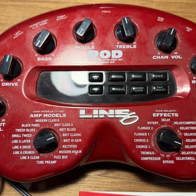 Line 6 POD 2.0 Multi-Effect and Amp Modeler w Accessories image 3