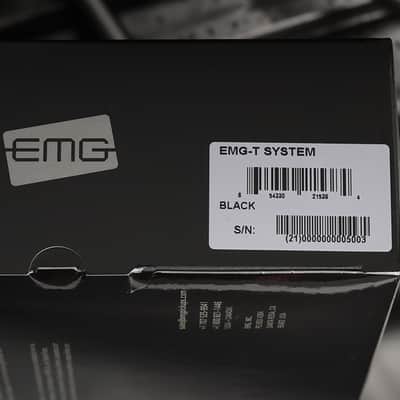 EMG T/SYSTEM Active Tele Pickup System with Controls - Black w/ Solderless Install System image 3
