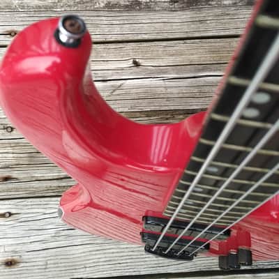 Vintage 1987 Gibson Bass IV Ferrari Red "ThunderBird In a Tuxedo" 100% Original Bass Guitar w OHSC image 9