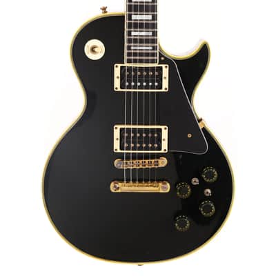 1976 Gibson Les Paul Custom Ebony image 2