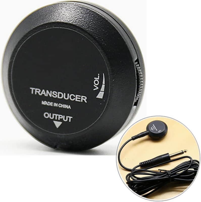 Acoustic Guitar Pickup, Piezo Contact Microphone Transducer for Ukulele, Violin, Mandolin, Kalimba image 1