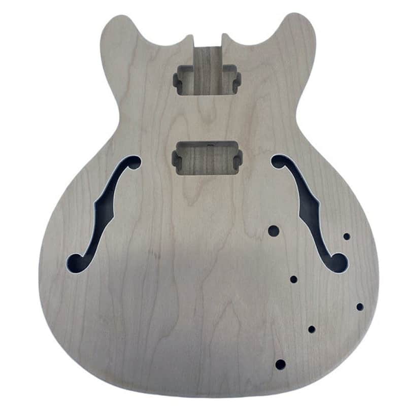 335 Style Electric Guitar Semi Hollow Body, Maple image 1