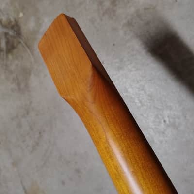 Roasted Maple Strat Neck fits fender Stratocaster body 22 frets Modern Satin image 9