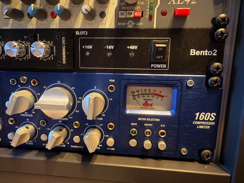dbx 160SL Stereo Compressor / Limiter 2000s - Blue image 1