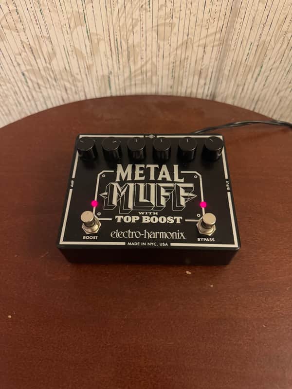 Electro-Harmonix Metal Muff Distortion with Top Boost 2006 - Present - Black image 1